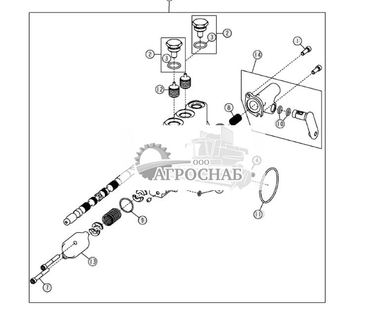 Секция клапана вращения поворотного круга (GP) - ST945002 242.jpg